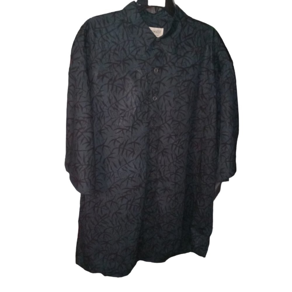 Johari West Natural Leisure Wear Men’s Shirt Hand Dyed Batik NEW